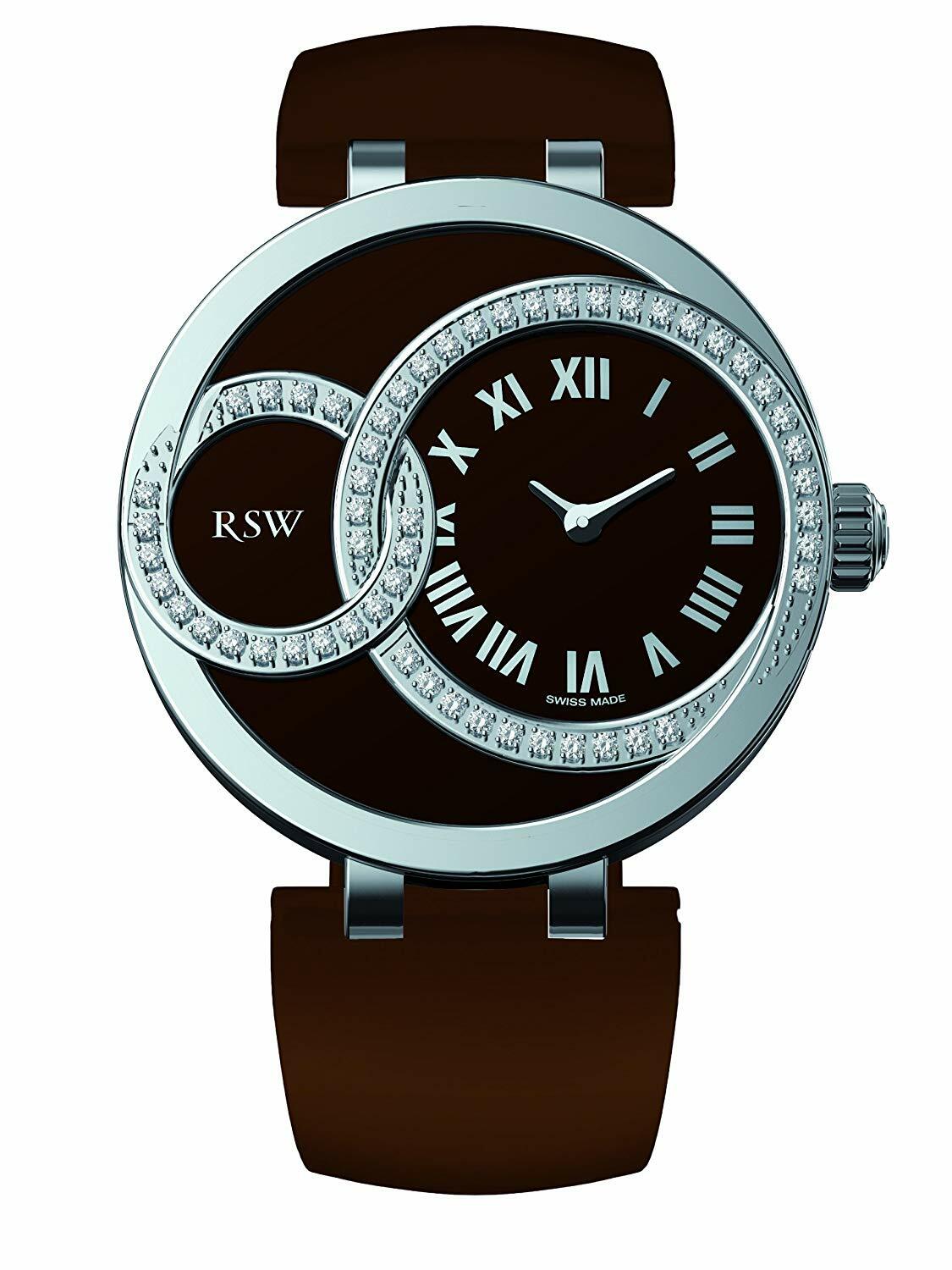 RSW Women’s 6025.BS.L9.92.D1 Wonderland Round Brown Dial DIAMONDS Watch