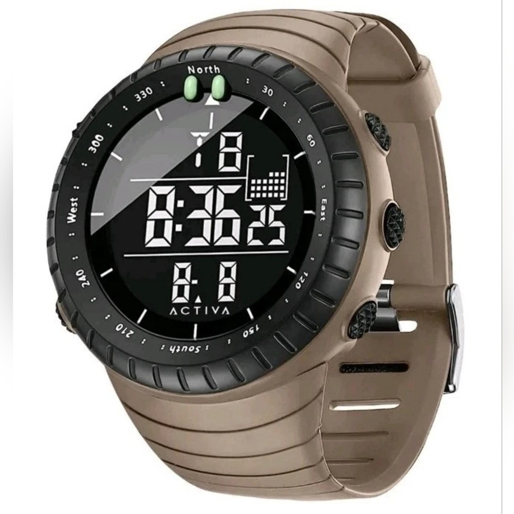 Activa Men’s Digital Watch ACW1237-003 – 49mm Case