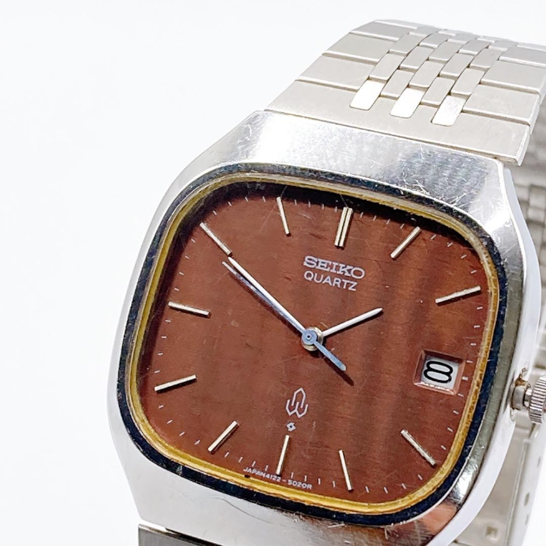 SEIKO 4122 5010 Men’s Wristwatch 1970s Vintage Working 329