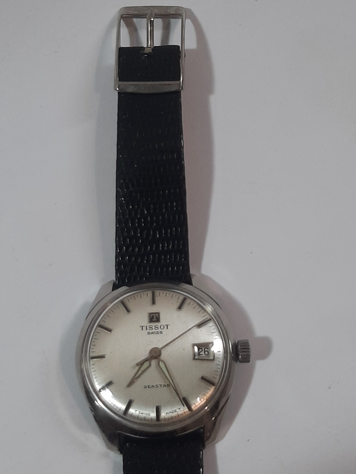 TISSOT SEASTAR MANUAL 1970s. STAINLESS STEEL CASE. SCREW CASE. Mov. Cal. 782-1