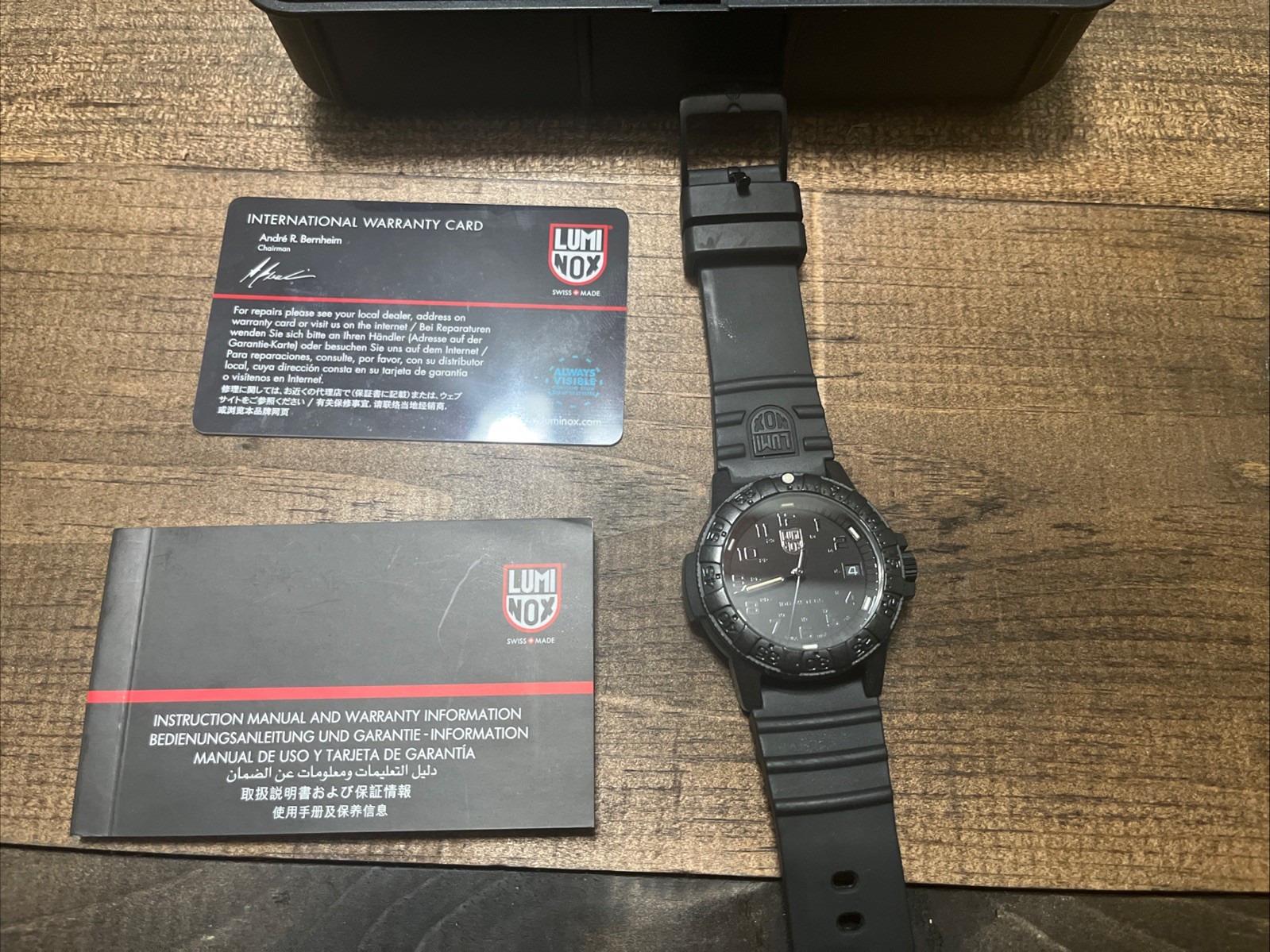 Luminox Leatherback Sea Turtle 39mm Watch Blackout XS.0301.BO.L