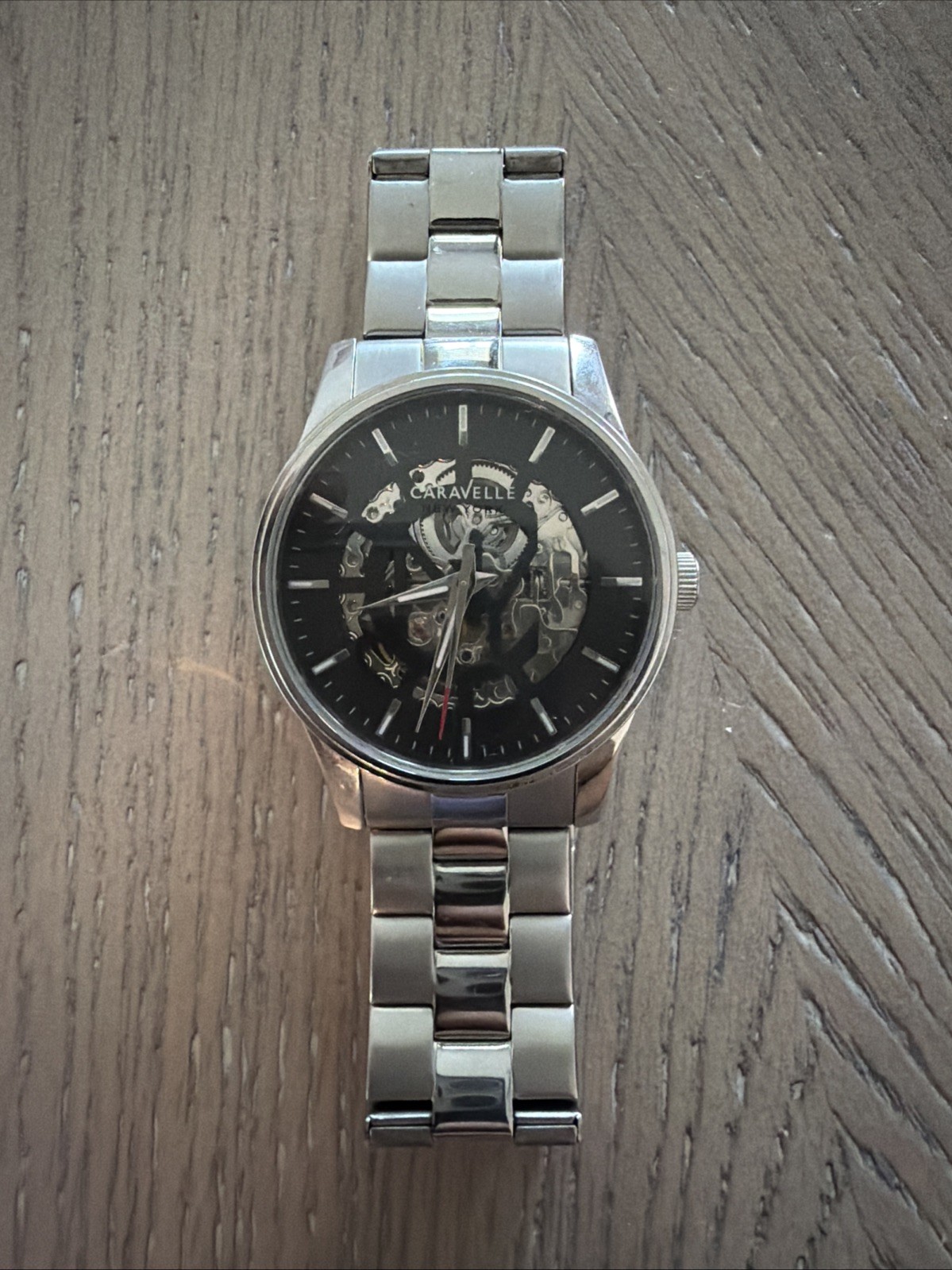 Caravelle New York Men’s 43A124 Stainless Steel Automatic Watch