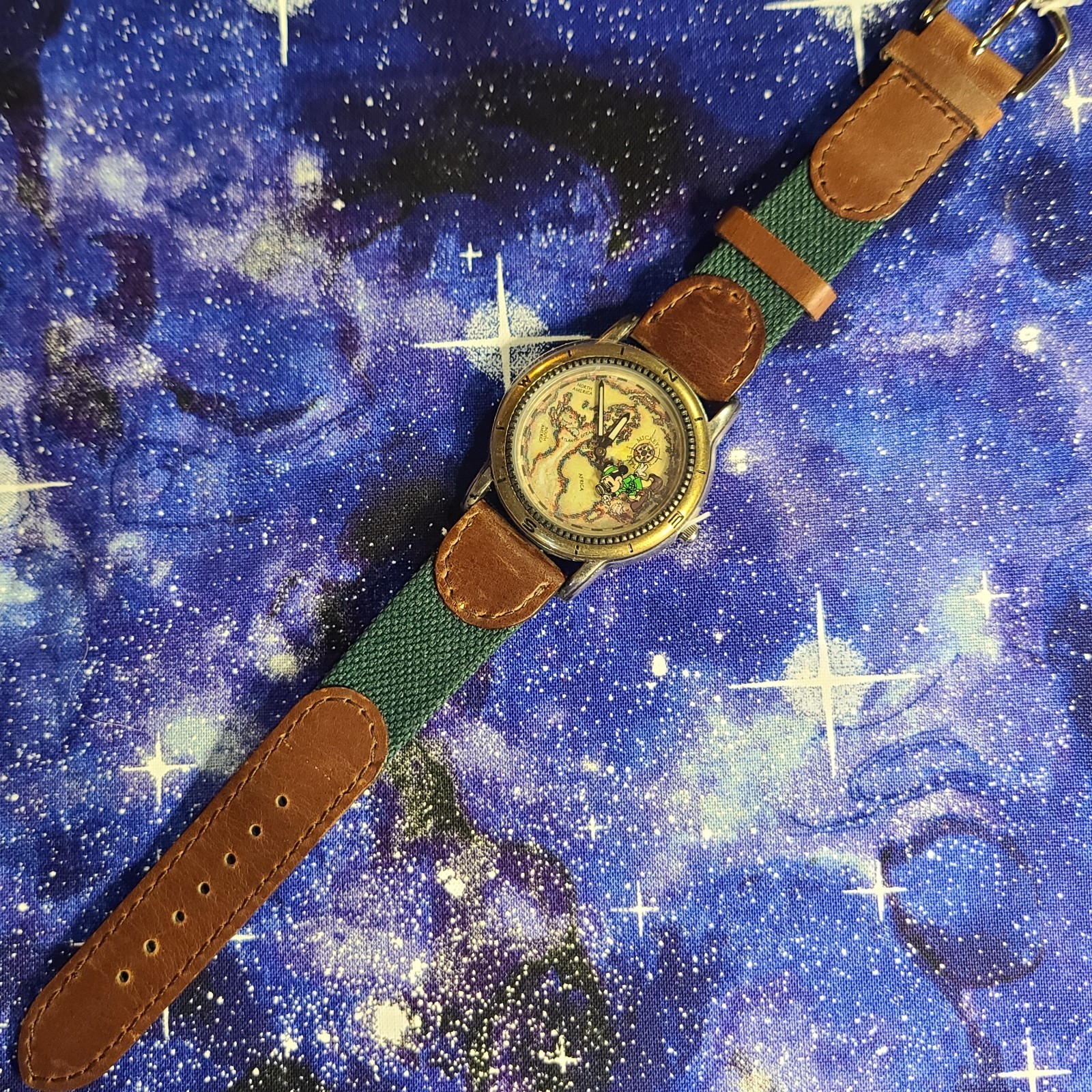 Disney Mickey Mouse Explorer Map Watch Complete Set Ready To Wear | See Video