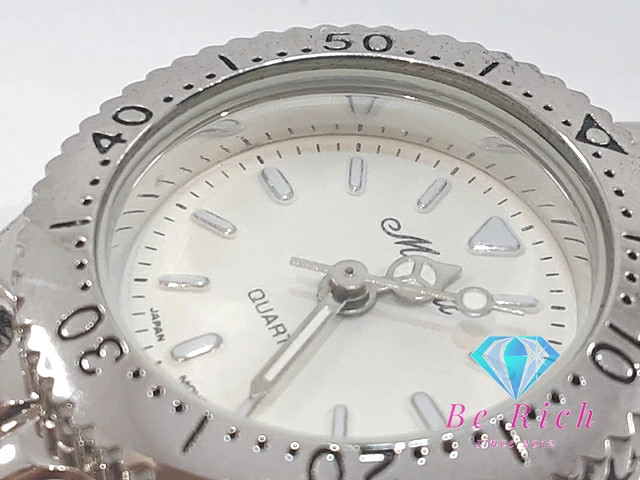 [A1R] Marcell Ladies Watch White Silver SS Bracelet Analog Quartz [p2s]