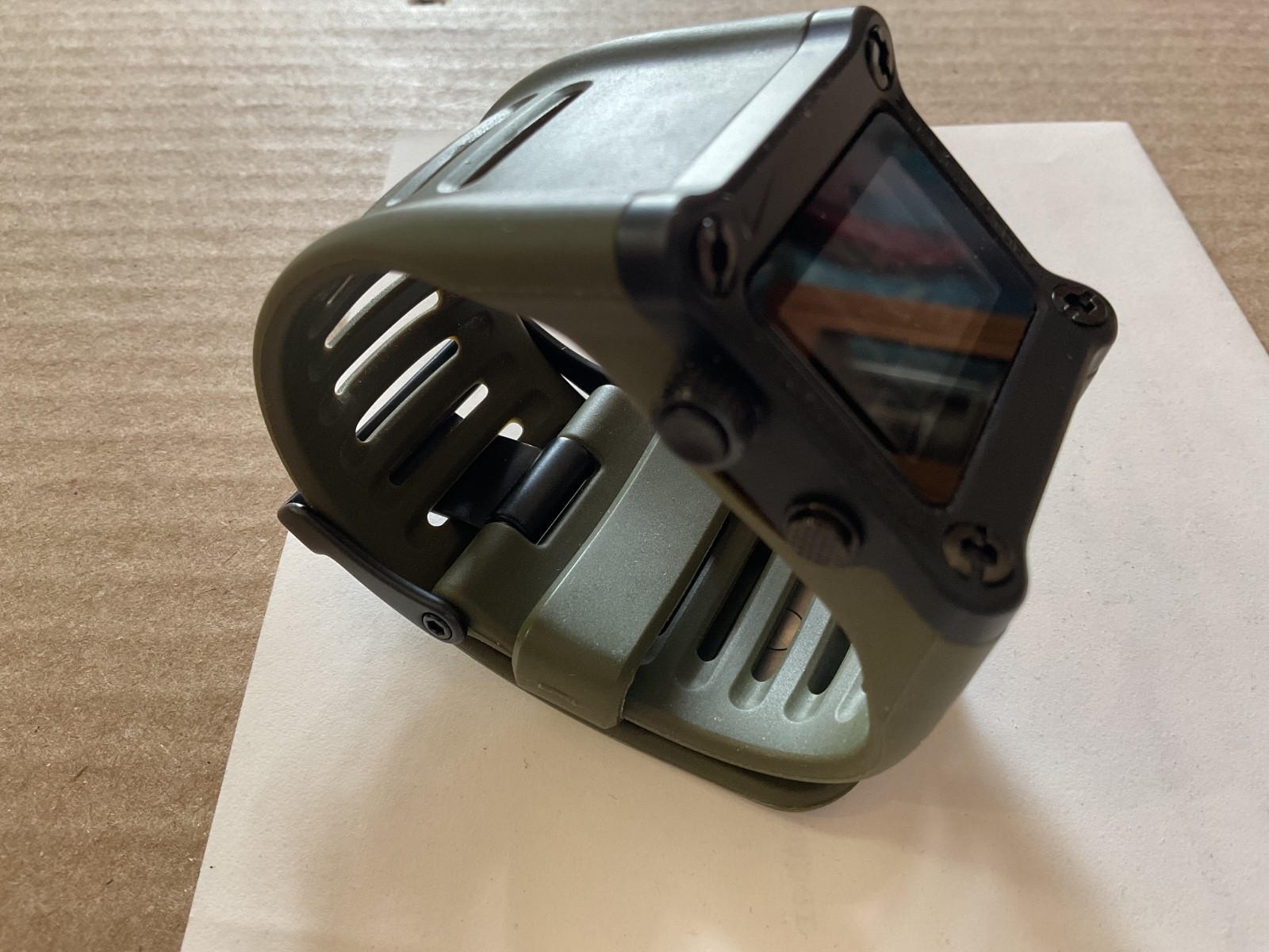Nike Mettle Hammer Watch Military Green WC0021 New Battery