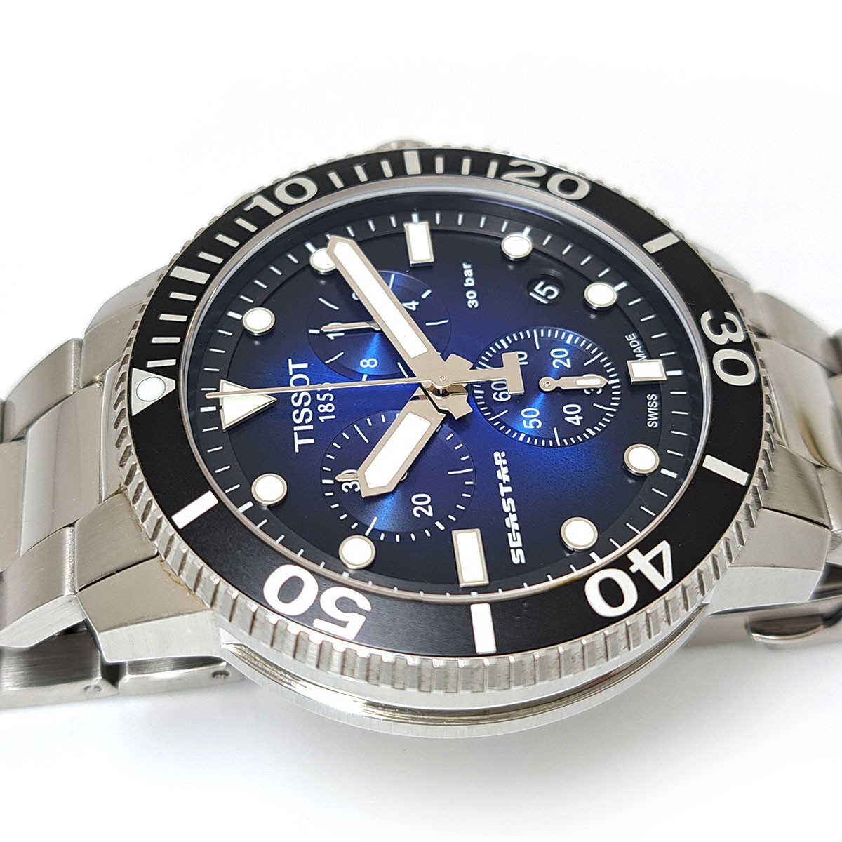 TISSOT T120.417.11.041.01 Sea star 1000 Quartz Stainless steel mens 【W】