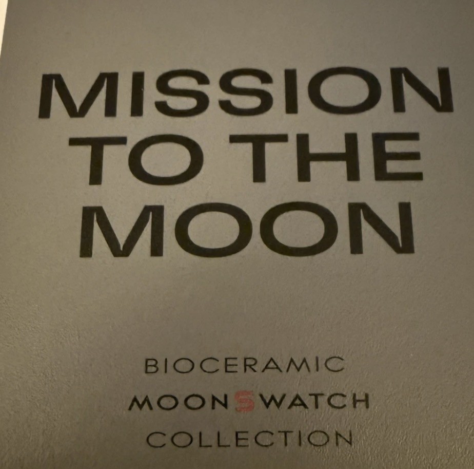 OMEGA x Swatch Moonswatch Mission to the Moon Black -S033M100- New With Receipt