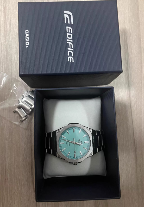 Casio Edifice EFR-S108D-2BV Men Wrist Watch Sapphire Crystal Stainless Steel