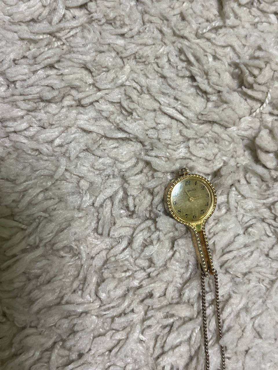 Chaika USSR Watch Pendant 17J Mechanical Gold Gilt AU WORKING 70s