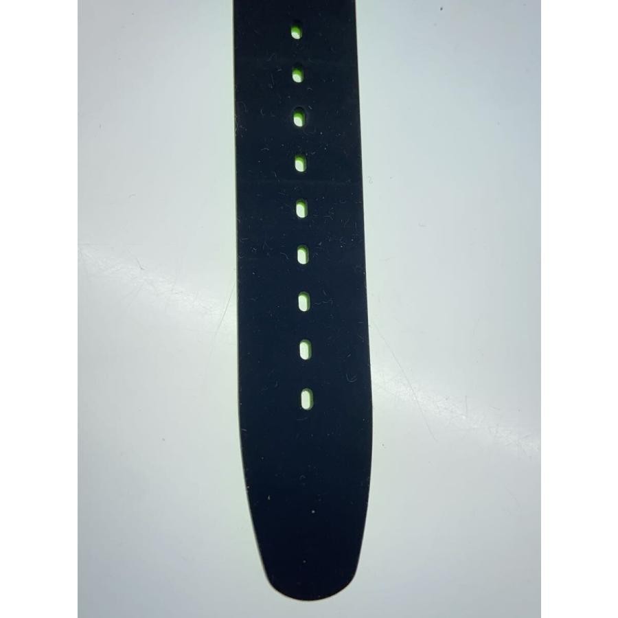 SWATCH◆Watch/Analog/Rubber/GRN/BLK/SR1130SW//