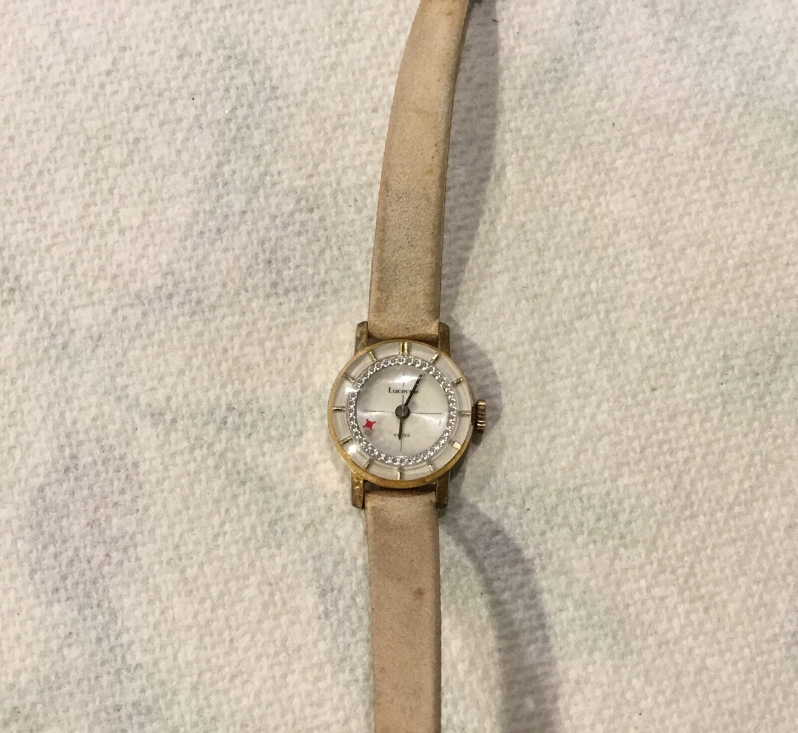 Swiss Made Lucerne Wrist Watch Very Worn Unsure Working H27