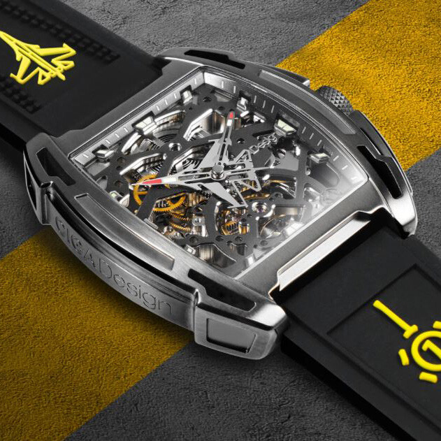 CIGA Design Z Series Aircraft Automatic Skeletonized Black Sapphire Men’s Watch