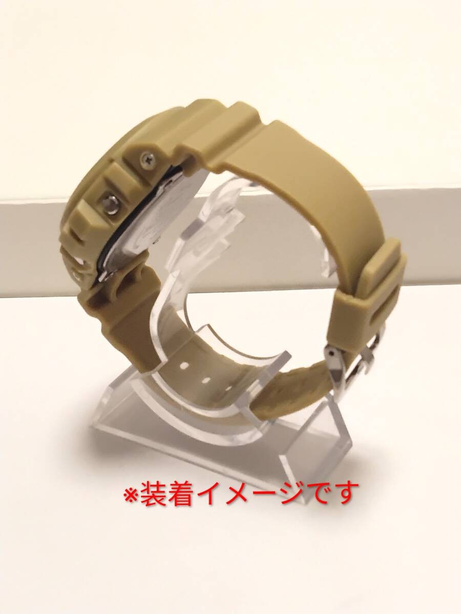 [Unused] G-SHOCK DW-6900 Bezel Belt Set Brown Khaki Compatible Belbeze Band