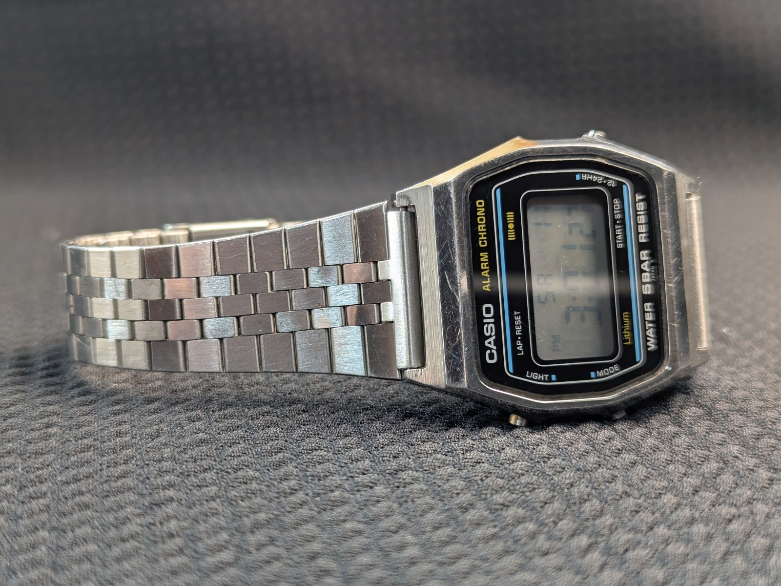 ​Vintage Casio W-31 Digital Alarm Chrono Watch Module 593 5Bar Japan H Working