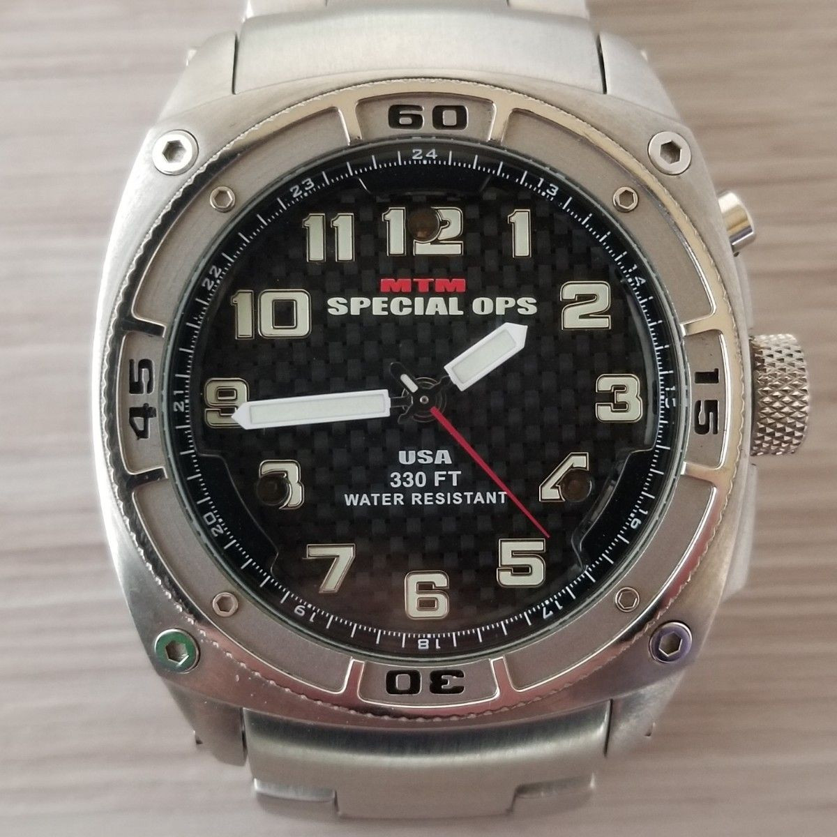 Mtm Specialops Special Ops Quartz Analog Watch Military Used