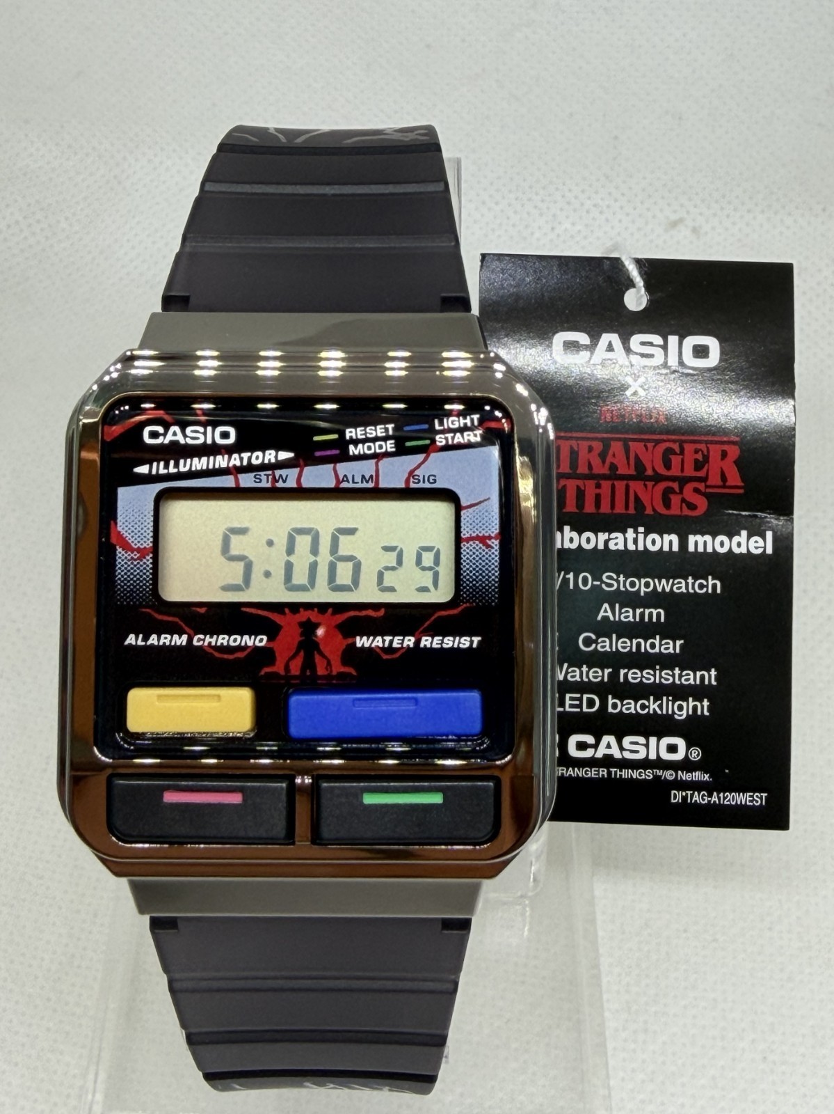 Casio A120WEST-1A Stranger Things Limited Edition Digital Unisex Watch