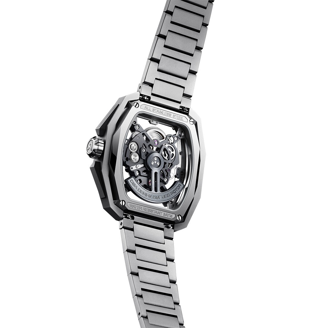 CIGA Design Z Hunter Automatic Skeletonized Steel Tonneau Men’s Watch