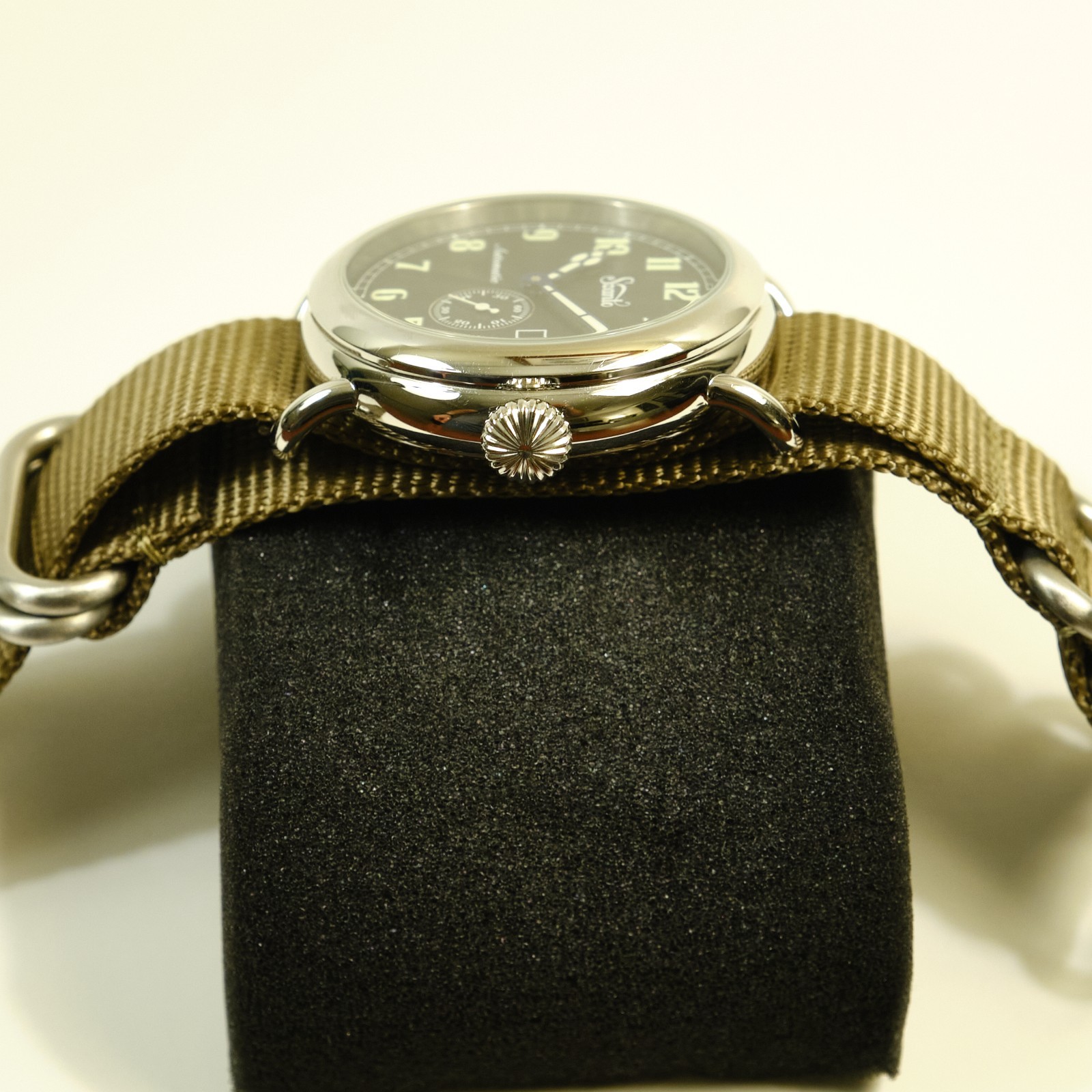 Szanto Officer Auto Watch (On Brown Leather Strap)