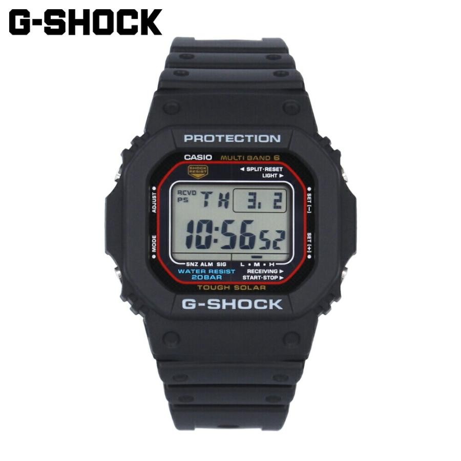 CASIO G-SHOCK GW-M5610U-1JF Black Red Waterproof Solar Men’s Watch New w/Box