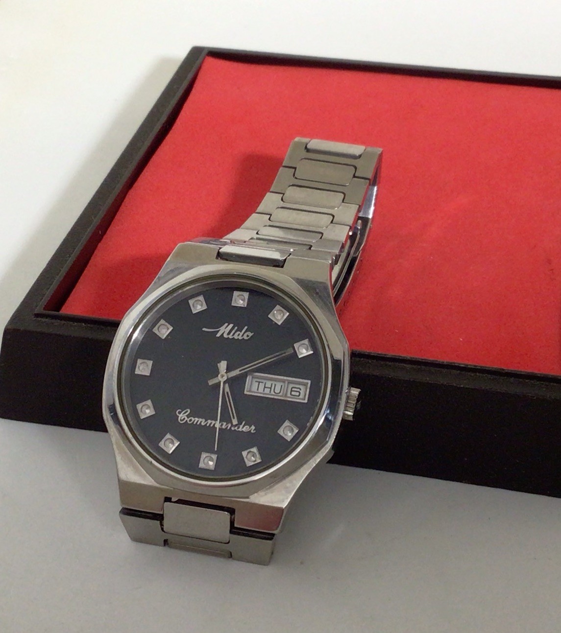Vintage MIDO COMMANDER Ref.8018,Cal.12784,17J Automatic,Ca.1970,Working.