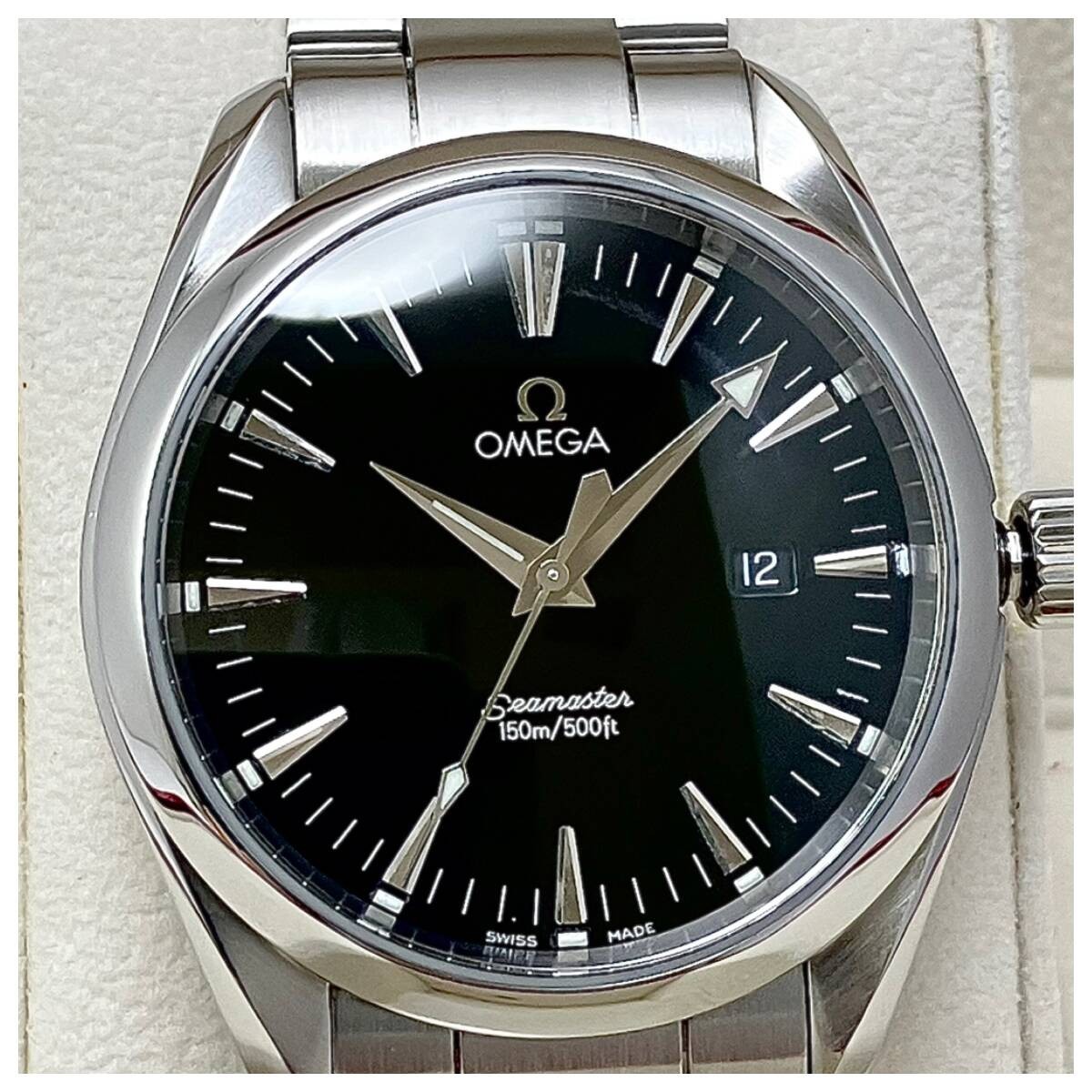 OMEGA Seamaster Aquaterra 2517.50 S. Steel Quartz Men’s Watch Fast Shipping
