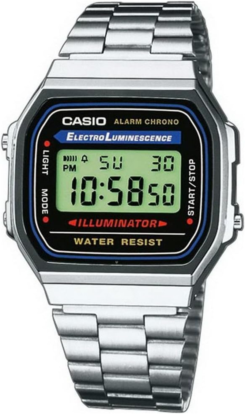 Casio Men’S Vintage A168WA-1 Electro Luminescence Watch