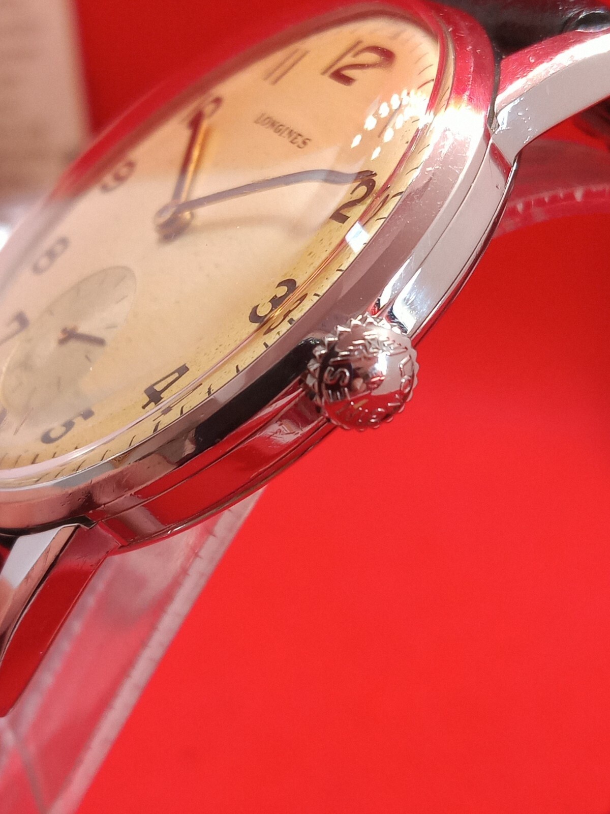 LONGINES Cal.30L 8888 22 Railways Military Dial 60s-Mint-Vintage Watch
