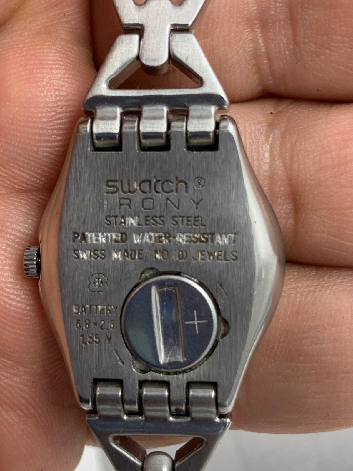 Swatch Watch Irony SWEETHEART YSS113G Ladies 25mm Goos condition new Batt. 2003