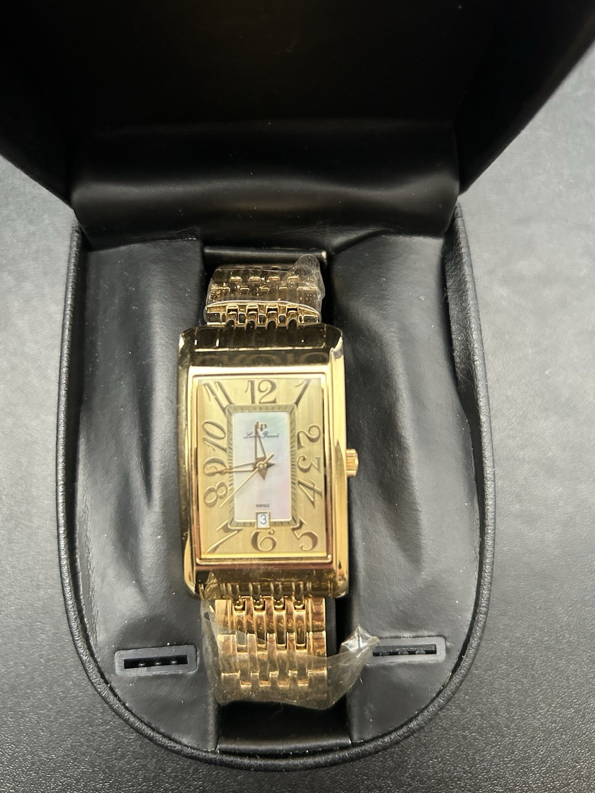 Lucian Piccard Gold Swiss Stainless Steel Watch 2B-059 Brand New Never Worn