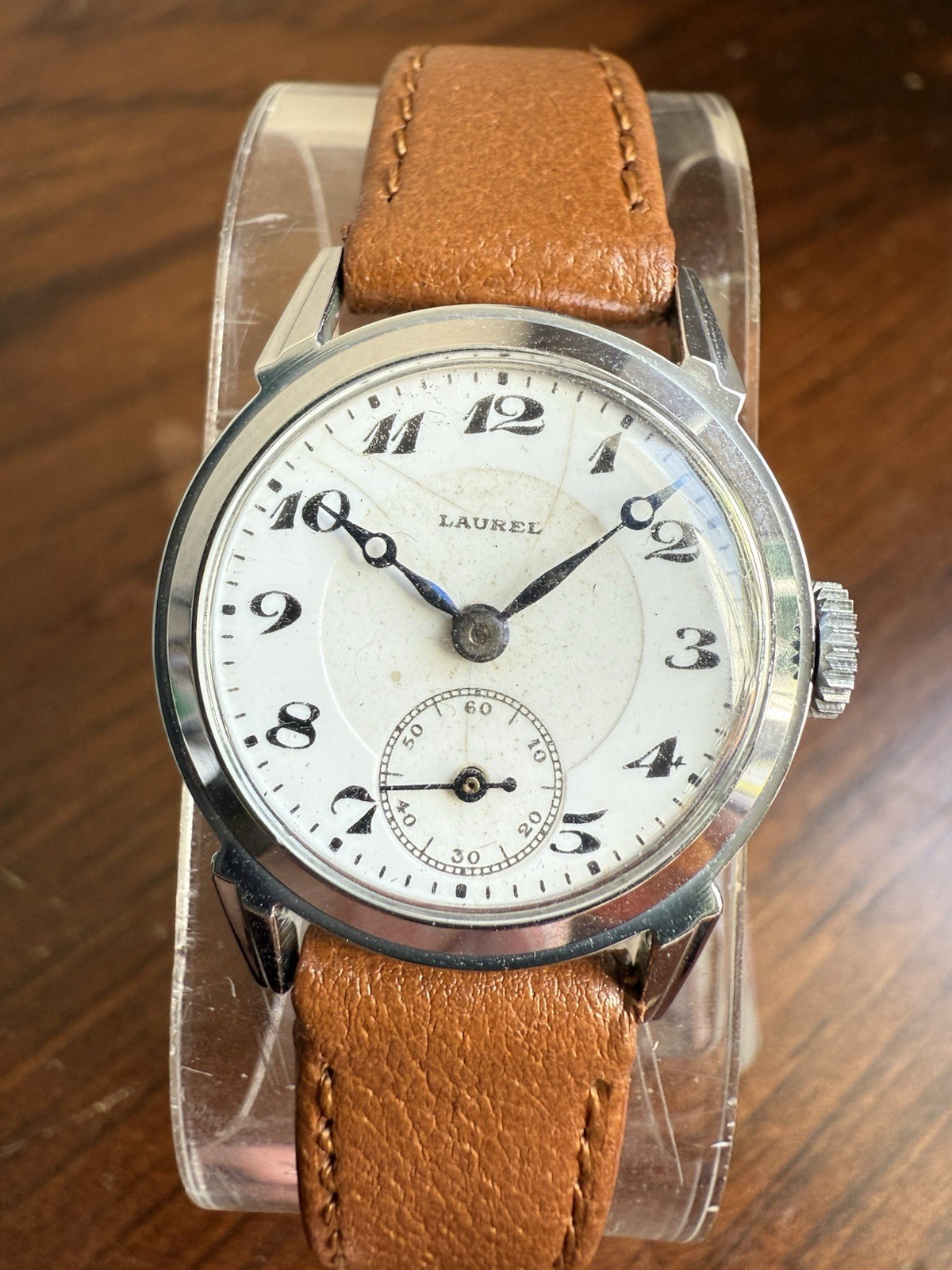 Historic 1920’s Seiko Laurel White Enamel Dial Wristwatch Seikosha Movement