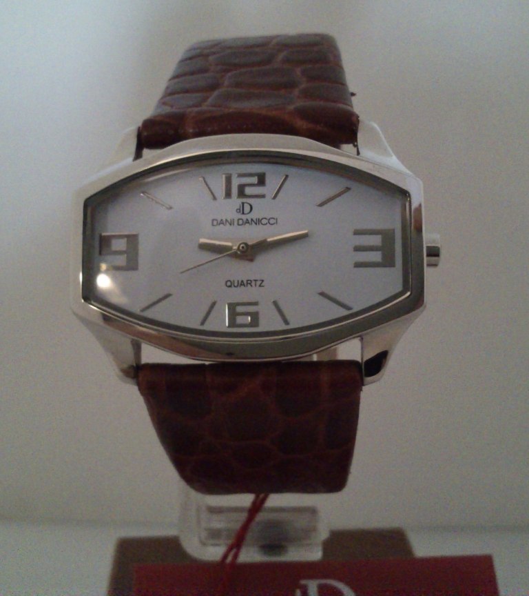 Reloj para mujer Dani Danicci en acero inoxidable y correa de piel