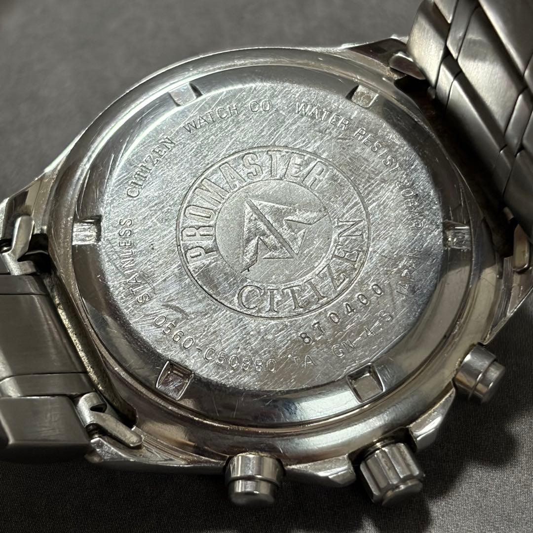 CITIZEN Promaster Chronograph Diver’s Watch 200m Wrist 17.5cm From Japan