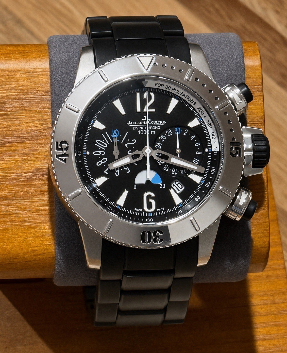 FULL SET Jaeger LeCoultre Master Compressor Diver Chronograph Titanium Q186T770