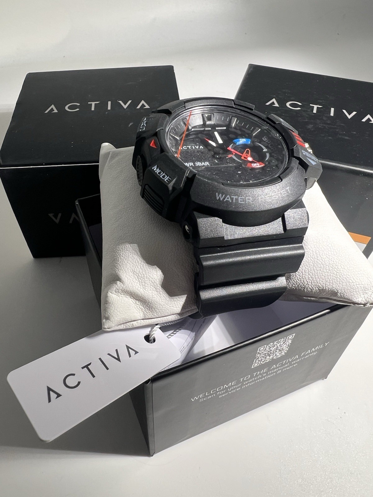 Activa Vord X Invicta Digital Men’s Watch – 49mm, Black (ACW8043-001) New 🔥🔥