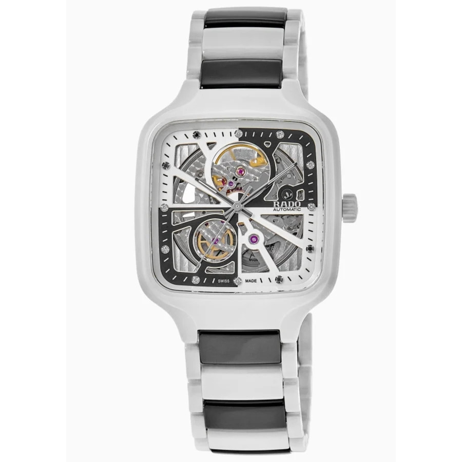 New Rado True Square Automatic Open Heart Diamonds Unisex Watch R27073752