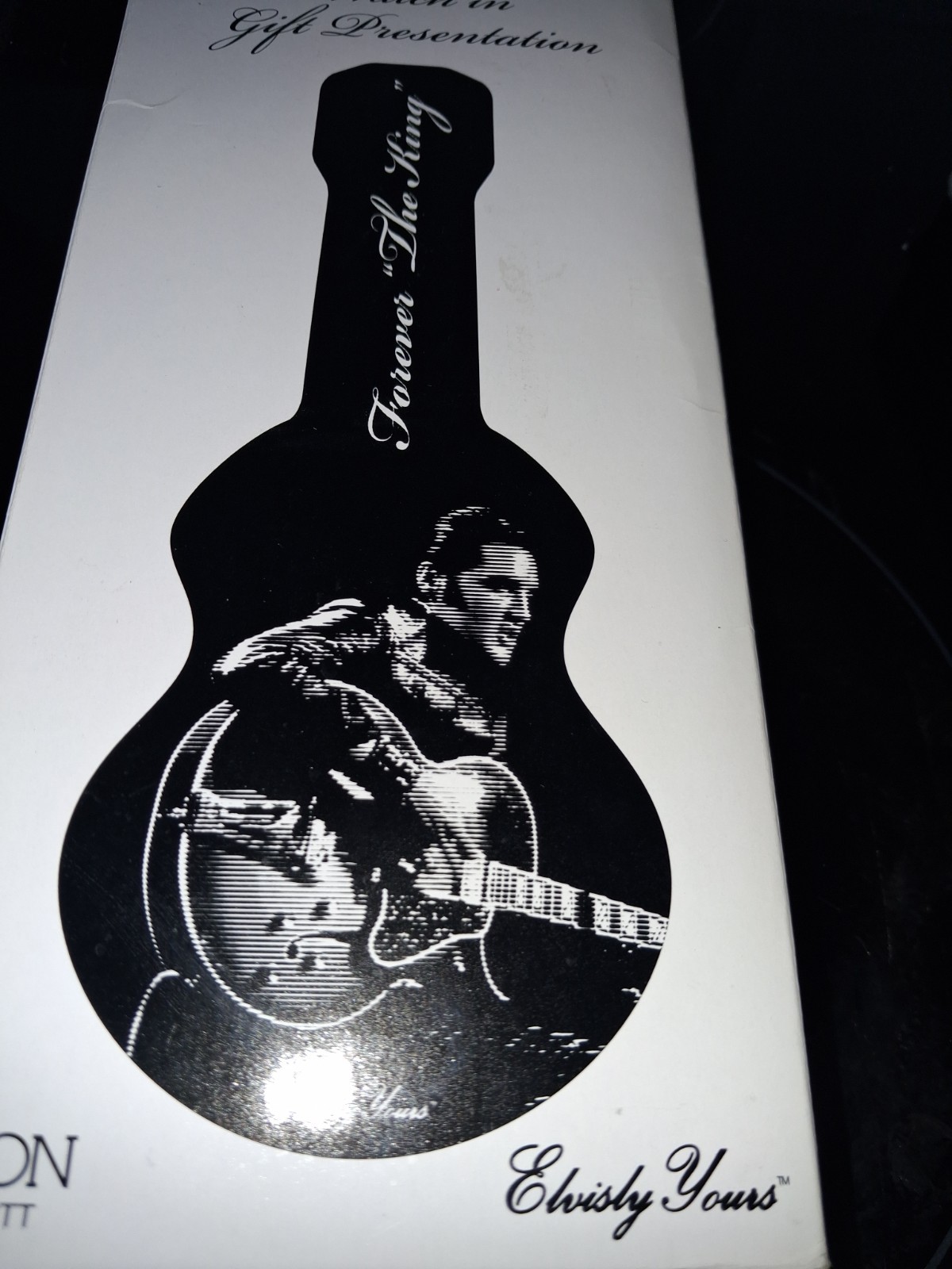 Elvis Presley The King Ladies Guitar Tin Watch Gift Set Zeon – New, in Box