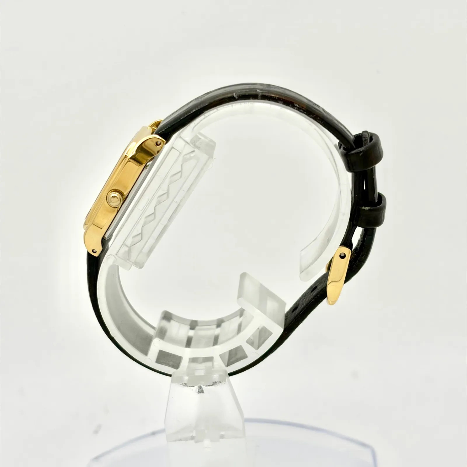 [Excellent Condition/New Battery] SEIKO Ladies’ Gold Rectangular Watch 1N01-
