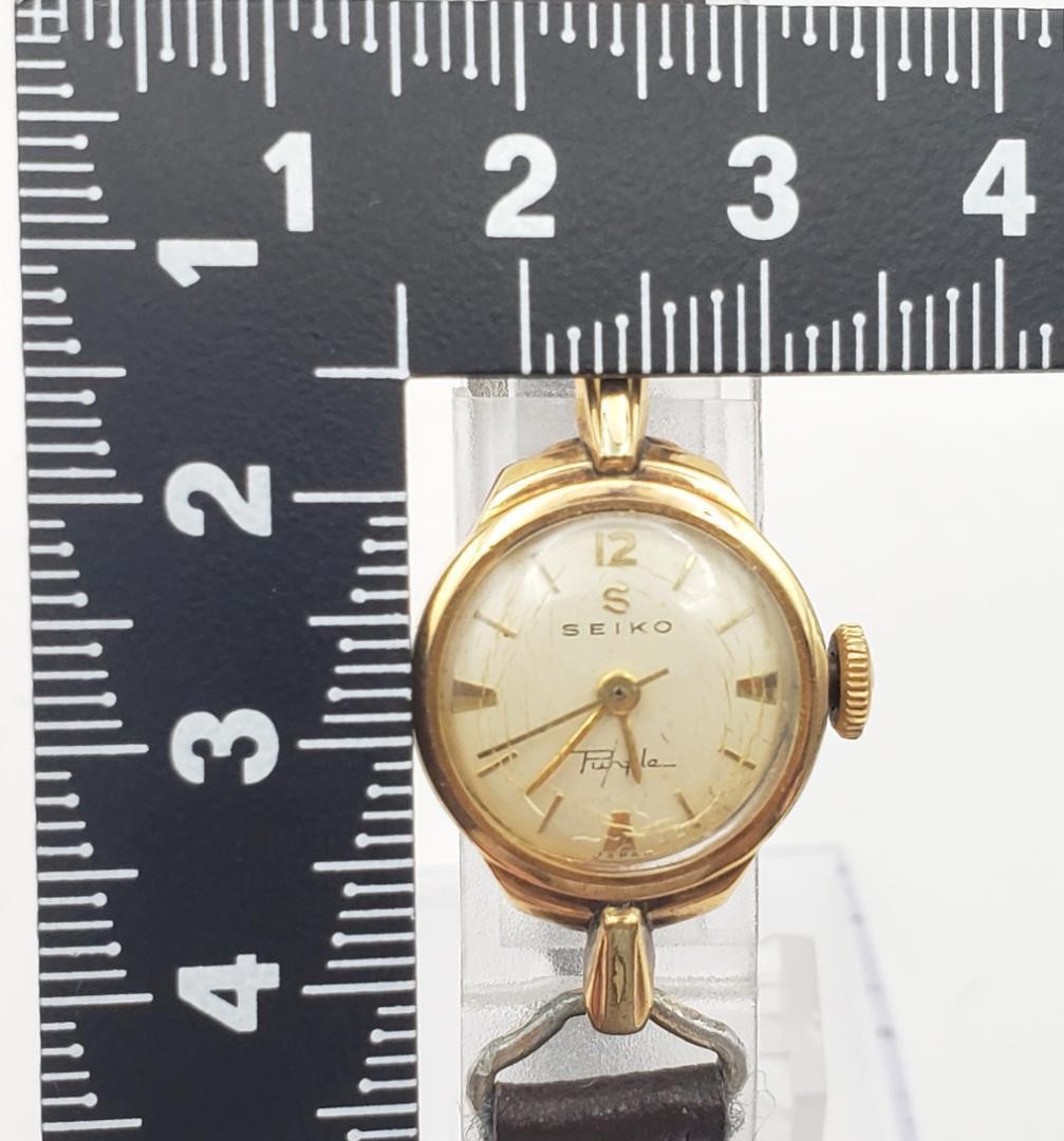 [Working Condition] SEIKO Ladies’ Watch, Manual Winding, 14K Gold, Vintage