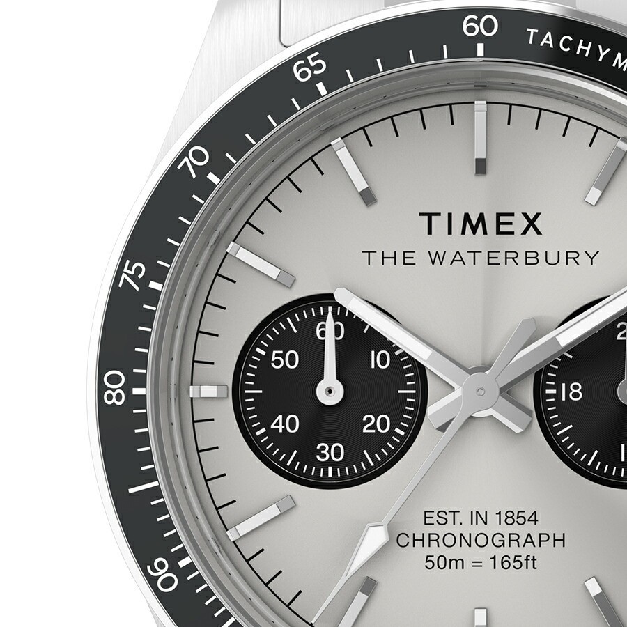 Timex TW2Y19200 The Waterbury Quartz Men’s Watch Silver Dial Analog From Japan