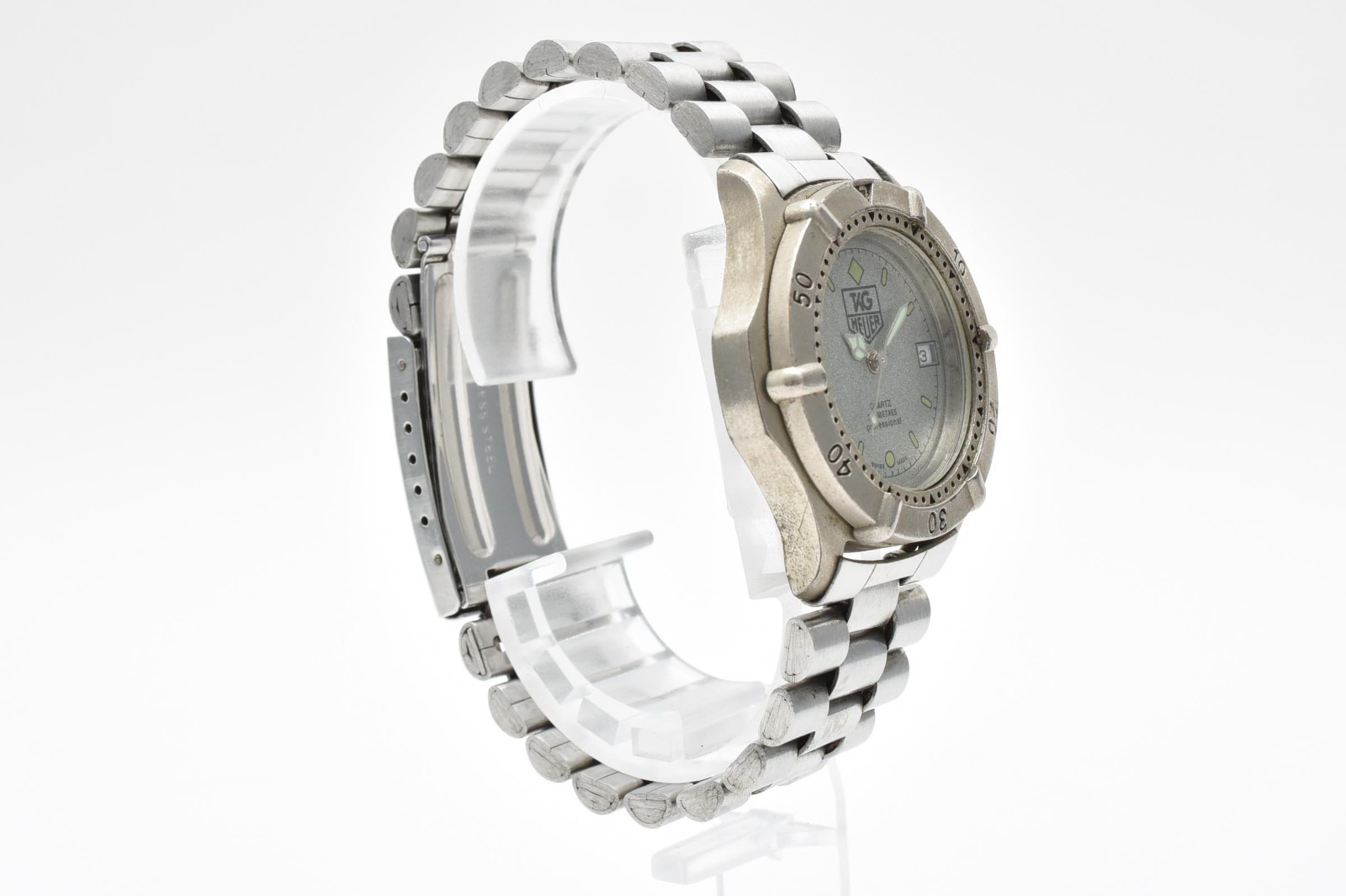 Vintage [EXC+5] TAG HEUER 2000 962.213 34mm Gray Dial Quartz Men’s Watch JAPAN