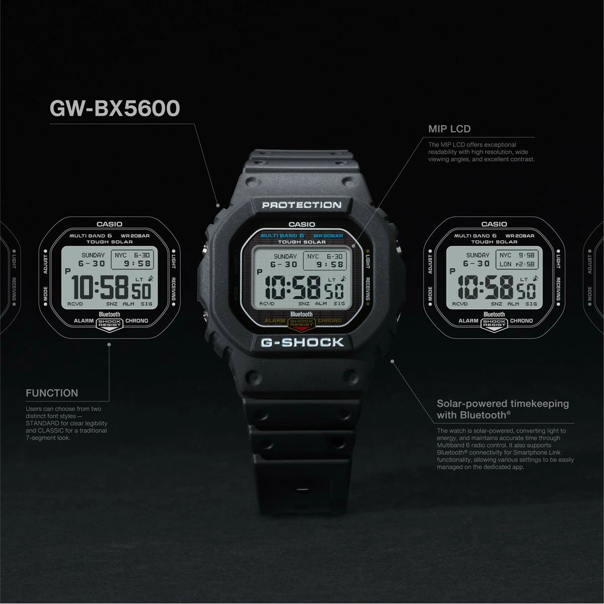 Casio G-SHOCK GW-BX5600-1JF Tough Watch NEW Japan