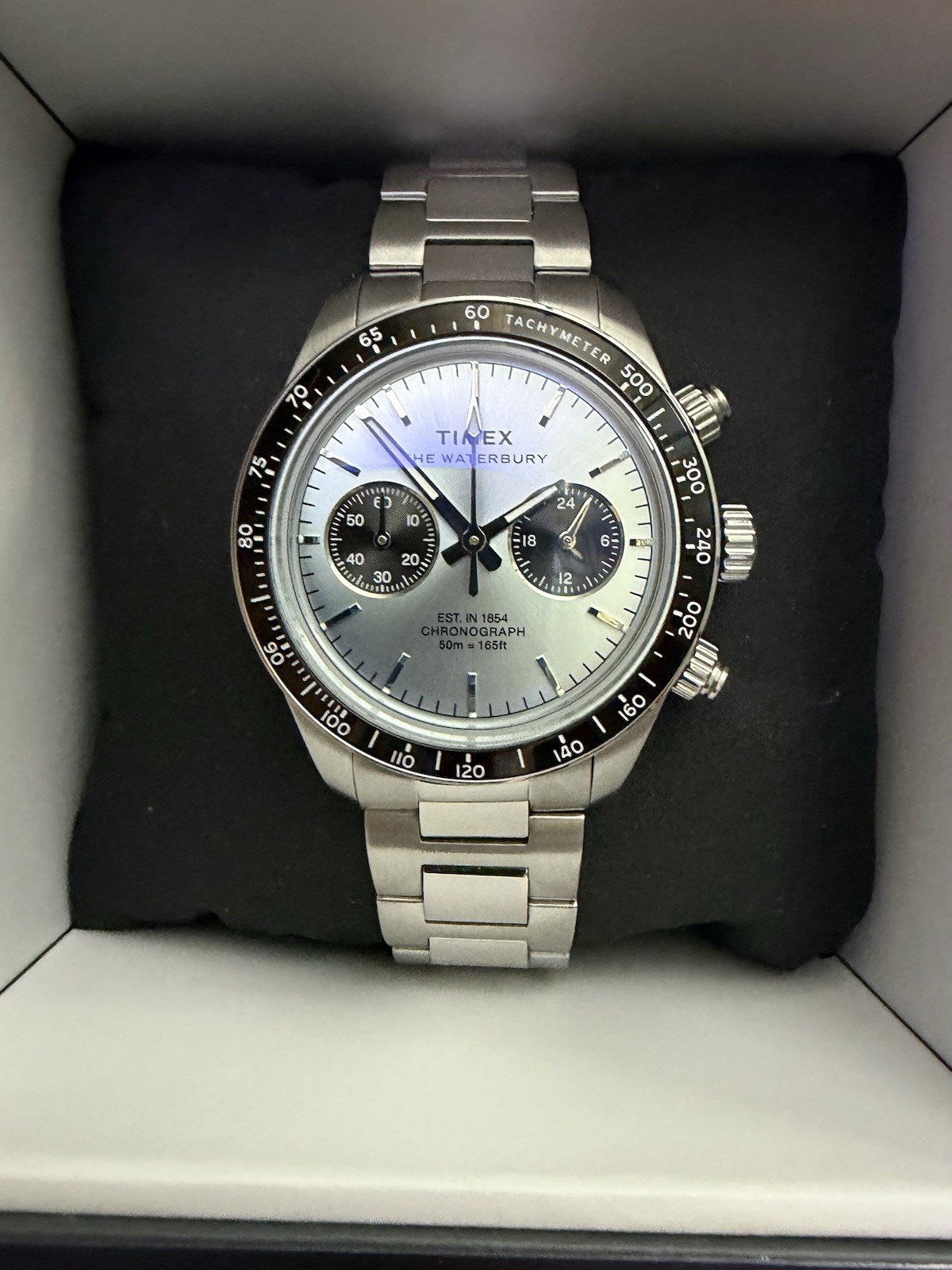 New Timex Mens Waterbury Heritage Chronograph TW2Y70500