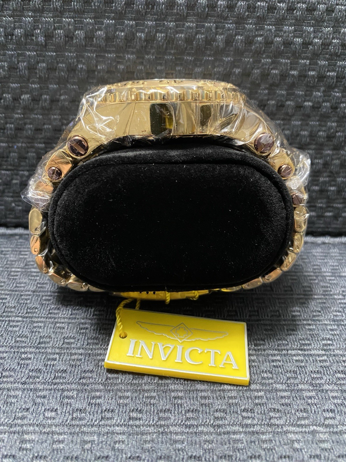 Invicta Reserve 50mm Chaos Coalition Forces Gold Label Quartz Watch Model #34608