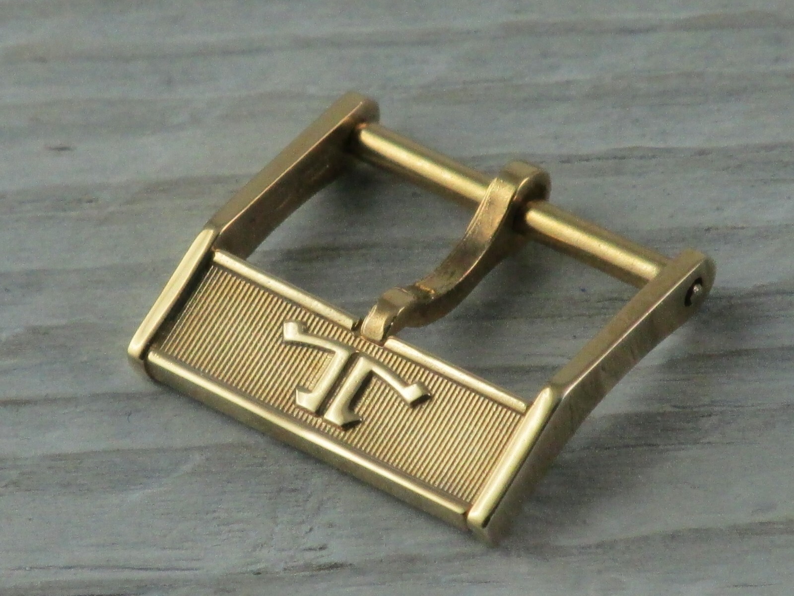 JAEGER LECOULTRE GOLD LAMINATED BUCKLE 14mm BUCKLE JAEGER 14mm GOLD PLATED