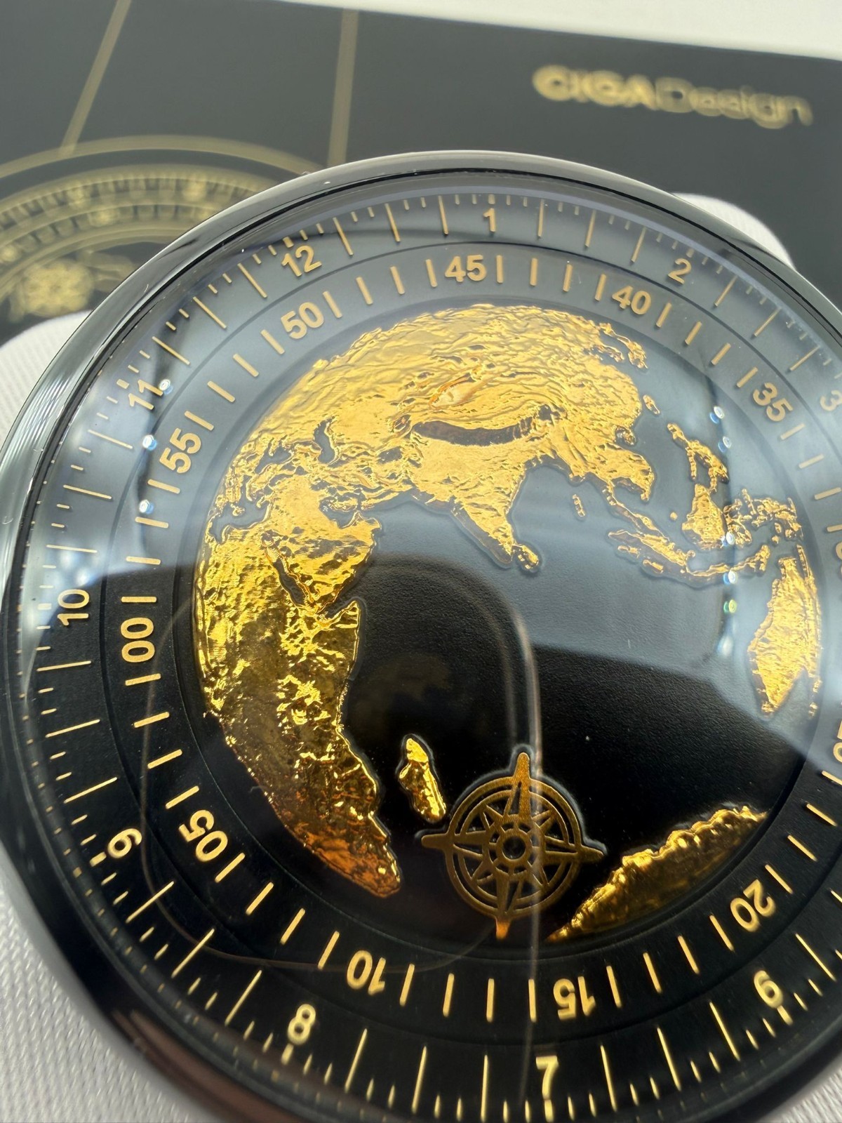 CIGA DESIGN Blue Planet U Series 24K GILDING CERAMIC CASE BRAND NEW CONDITIONS