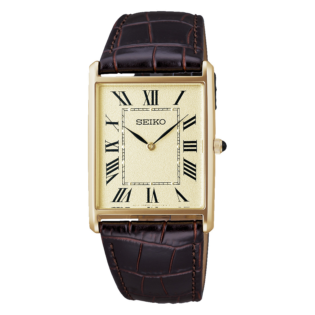 Seiko Selection SSEH020 nano universe Square Thin Quartz Men Dress Watch New