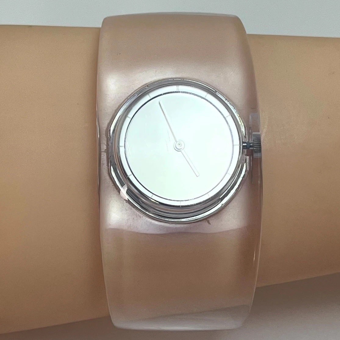 SEIKO ISSEY MIYAKE O SILAW001 Clear Watch by Tokujin Yoshioka Quartz Japan#378B