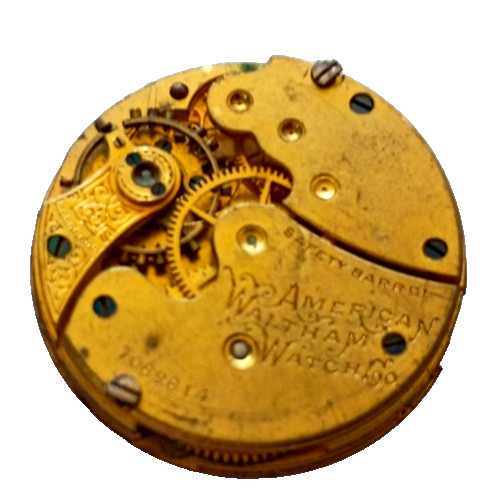 Waltham 1899 Pocket Watch Movement 0 Size 7 Jewel Grade No.60 Model 1891