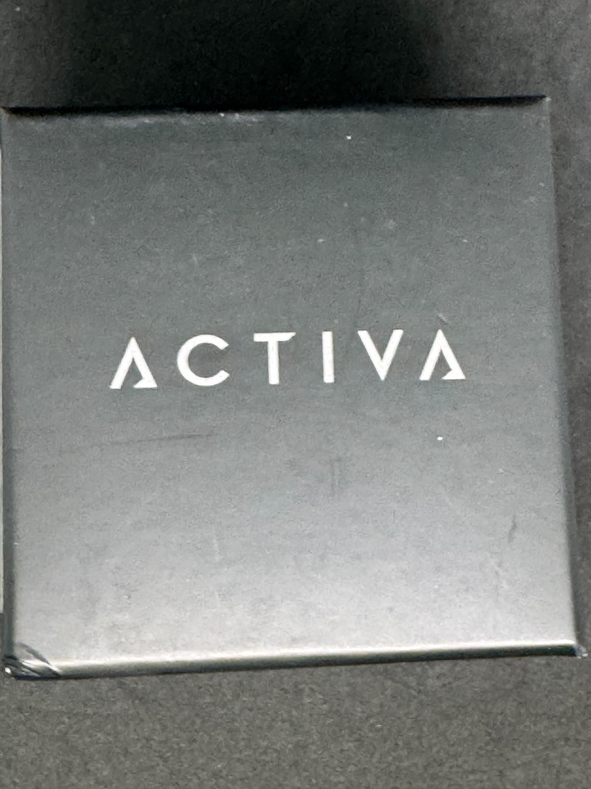 Activa ACW8118-002 White Dial Silver Tone White Strap w/ Box