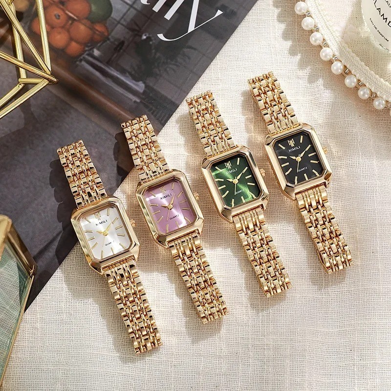 2026 Hot Brand Stainless Steel Strap Watch Women Luxury Gift Quartz Wristwatch S